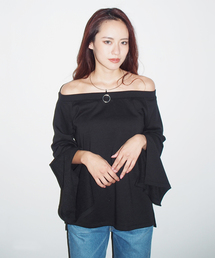 MURUA | オフショルチュニックトップス(Tシャツ/カットソー)