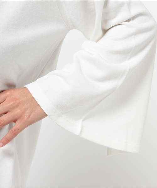 MURUA（ムルーア）の「オフショルチュニックトップス（Tシャツ/カットソー・レディース・レッド/オフホワイト/ブラック・FREE）」の8枚目の写真