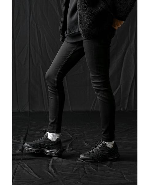 MONKEY TIME(モンキータイム)の「<monkey time> デニム ジェギンスパンツ ◇:(デニムパンツ・メンズ・ブラック/ライトブルー/コバルトブルー・MEDIUM/X-LARGE/SMALL/LARGE)」の1枚目の写真