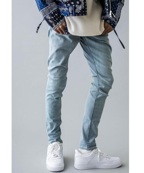 MONKEY TIME(モンキータイム)の「<monkey time> デニム ジェギンスパンツ ◇:(デニムパンツ・メンズ・ブラック/ライトブルー/コバルトブルー・MEDIUM/X-LARGE/SMALL/LARGE)」の10枚目の写真