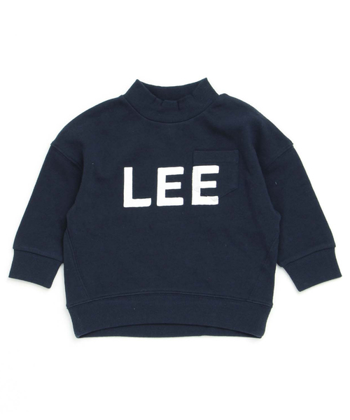 apres les cours(アプレレクール)の「LEE BIGシルエットトレーナー(スウェット・キッズ・ネイビー/カーキ/マスタード・100/110/120/130/140/80/90)」の3枚目の写真