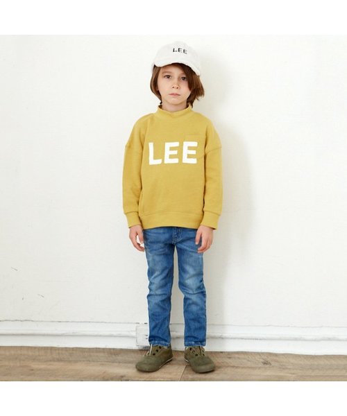 apres les cours(アプレレクール)の「LEE BIGシルエットトレーナー(スウェット・キッズ・ネイビー/カーキ/マスタード・100/110/120/130/140/80/90)」の16枚目の写真