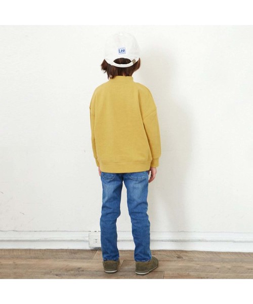 apres les cours(アプレレクール)の「LEE BIGシルエットトレーナー(スウェット・キッズ・ネイビー/カーキ/マスタード・100/110/120/130/140/80/90)」の21枚目の写真