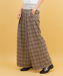 UNITED TOKYO | フレアチェックワイドパンツ(その他パンツ)