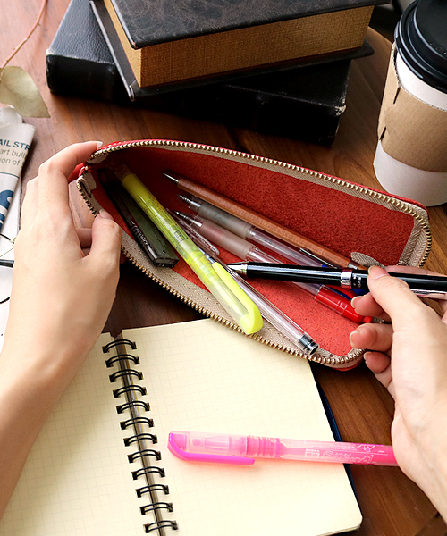 ZARIO-grandee-（ザリオ）の「栃木レザーペンケース型IQOSケース（アッシュトレイ/ライター・メンズ・ブラック/ブラウン/グリーン/ネイビー/キャメル/レッド・ONE SIZE）」の13枚目の写真