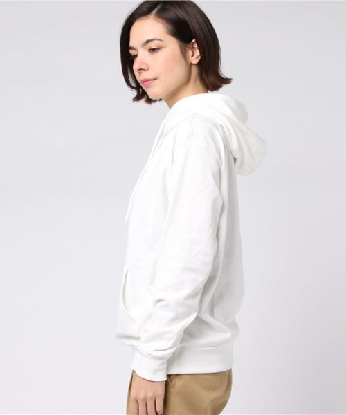 WEGO（ウィゴー）の「WEGO/メタリックロゴプリントパーカー（パーカー・レディース・ブラック/ホワイト・MEDIUM/SMALL）」の3枚目の写真