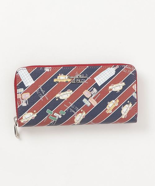 Samantha Thavasa Petit Choice サマンサタバサ プチチョイス の ｌａｒａ ｃｏｌｌｅｃｔｉｏｎ ニューヨークシリーズ ｎｙ ｃｉｔｙ ラウンドジップ長財布 ３年保証対象 ポーチ Wear