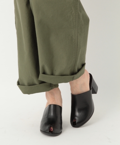 A part by(アパートバイ)の「オープントゥヒールサボ 785434(サンダル・レディース・ブラック/ベージュ・MEDIUM/LARGE)」の8枚目の写真