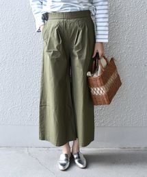 SHIPS Days STANDARD: コットン ストレッチ ワイドパンツ◇