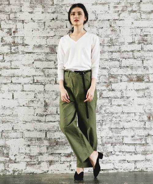 A part by(アパートバイ)の「レザーサッシュベルト 781632(ベルト・レディース・ブラック/ベージュ・FREE)」の5枚目の写真