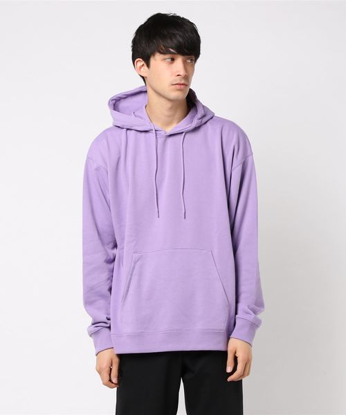 WEGO(ウィゴー)の「WEGO/ビッグシルエットカラーパーカー(パーカー・メンズ・イエロー/オレンジ/レッド/ピンク/ブラック/ベージュ/ホワイト/杢グレー/ロイヤルブルー/ライトパープル/ピンク系その他/グリーン系その他・MEDIUM/SMALL/LARGE)」の18枚目の写真