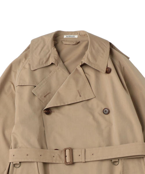 AURALEE（オーラリー）の「＜AURALEE（オーラリー）＞ BIG TRENCH（トレンチコート・メンズ・ベージュ・4）」の5枚目の写真