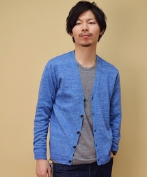 SHIPS | SC: フランダースリネン Vネック/カーディガン■(カーディガン/ボレロ)