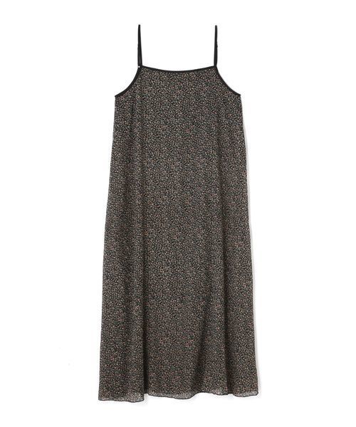 N.（N. Natural Beauty Basic）（エヌエヌナチュラルビューティーベーシック）の「フラワープリントプリーツマキシワンピース（ワンピース・レディース・ブラック/グリーン系その他・MEDIUM）」の14枚目の写真