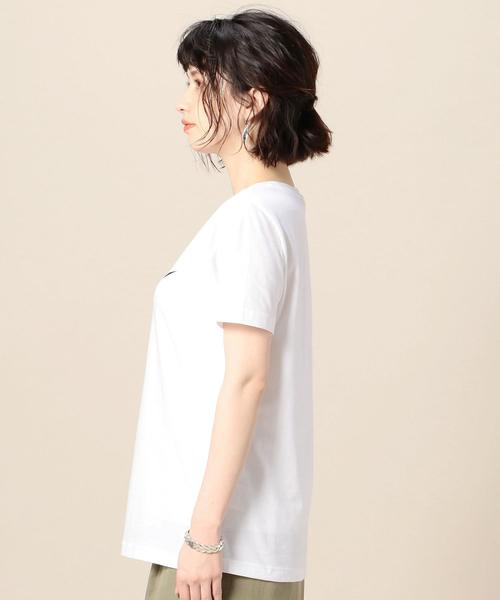 NIKE(ナイキ)の「<NIKE(ナイキ)>ロゴTシャツ(Tシャツ/カットソー・レディース・ホワイト/ブラック・MEDIUM)」の12枚目の写真