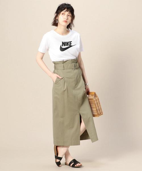 NIKE(ナイキ)の「<NIKE(ナイキ)>ロゴTシャツ(Tシャツ/カットソー・レディース・ホワイト/ブラック・MEDIUM)」の11枚目の写真