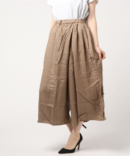 チャイハネ（チャイハネ）の「【チャイハネ】yul サイドスリットワイドパンツ（その他パンツ・レディース・ベージュ/ブラック/グリーン・FREE）」の9枚目の写真