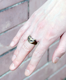 TIME（タイム）の「TIME タイム / Cat Ring(BRASS) キャットモチーフブラスリング 指輪 / TIME-R-003AG（リング）」