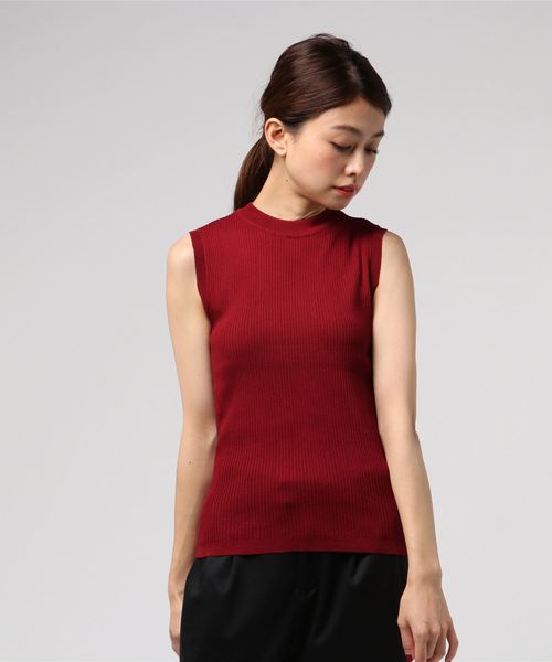 INGNI（イング）の「リブノースリ／ニット（ニット/セーター・レディース・パープル系/ボルドー/グリーン/ブラウン/その他/オフホワイト/カーキ/ブラック/ワイン系・M）」の9枚目の写真