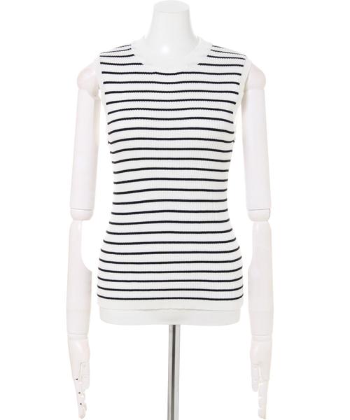 INGNI（イング）の「リブノースリ／ニット（ニット/セーター・レディース・パープル系/ボルドー/グリーン/ブラウン/その他/オフホワイト/カーキ/ブラック/ワイン系・M）」の21枚目の写真