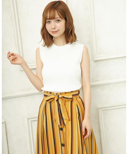 INGNI（イング）の「リブノースリ／ニット（ニット/セーター・レディース・パープル系/ボルドー/グリーン/ブラウン/その他/オフホワイト/カーキ/ブラック/ワイン系・M）」の17枚目の写真