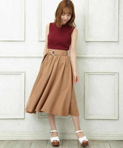 INGNI（イング）の「リブノースリ／ニット（ニット/セーター・レディース・パープル系/ボルドー/グリーン/ブラウン/その他/オフホワイト/カーキ/ブラック/ワイン系・M）」の14枚目の写真