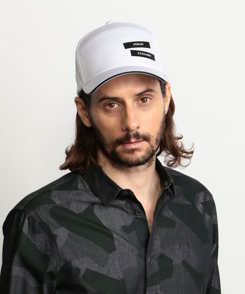ARMANI EXCHANGE(アルマーニエクスチェンジ)の「【A|Xアルマーニ エクスチェンジ】バイカラ―ロゴ ベースボールキャップ(キャップ・メンズ・ホワイト/ブラック/ブラウン・FREE)」の8枚目の写真