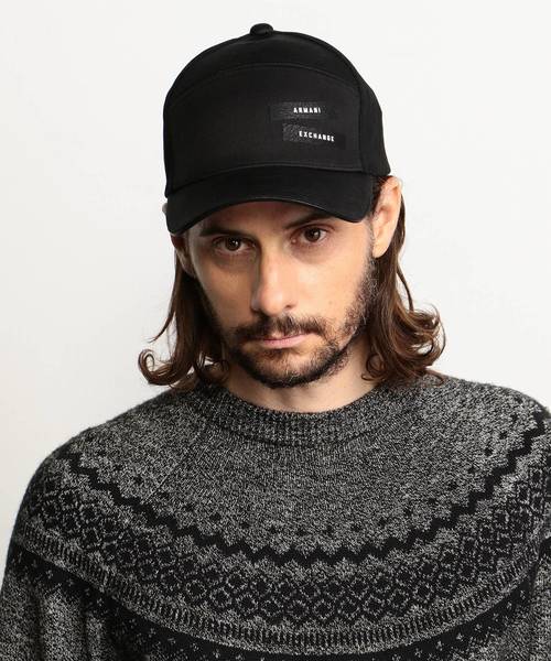 ARMANI EXCHANGE(アルマーニエクスチェンジ)の「【A|Xアルマーニ エクスチェンジ】バイカラ―ロゴ ベースボールキャップ(キャップ・メンズ・ホワイト/ブラック/ブラウン・FREE)」の12枚目の写真