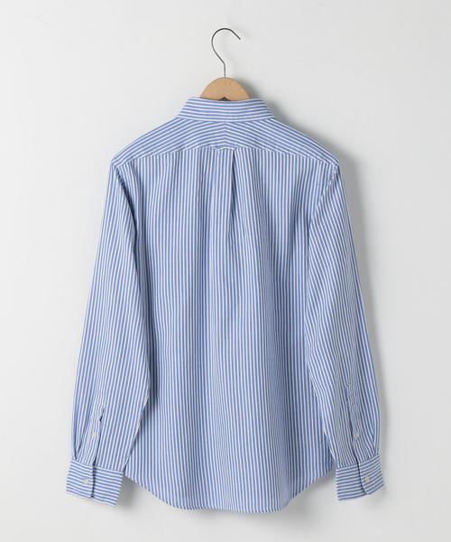 coen（コーエン）の「オックスフォードドビーストライプレギュラーカラーシャツ（シャツ/ブラウス・メンズ・パープル/ワインレッド/ネイビー・X-LARGE/LARGE/MEDIUM/SMALL）」の10枚目の写真