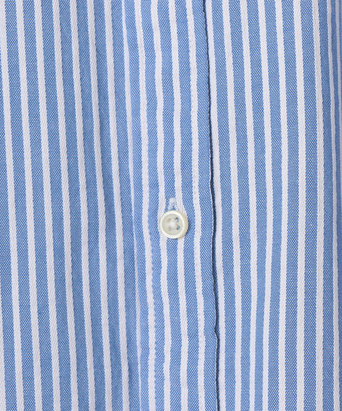 coen（コーエン）の「オックスフォードドビーストライプレギュラーカラーシャツ（シャツ/ブラウス・メンズ・パープル/ワインレッド/ネイビー・X-LARGE/LARGE/MEDIUM/SMALL）」の6枚目の写真