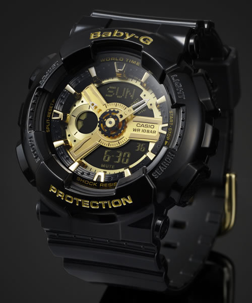 G-SHOCK（ジーショック）の「Baby-G BA-110,111 Series　【WOMEN】（アナログ腕時計・レディース・シルバー/ブラック×ゴールド・FREE）」の11枚目の写真