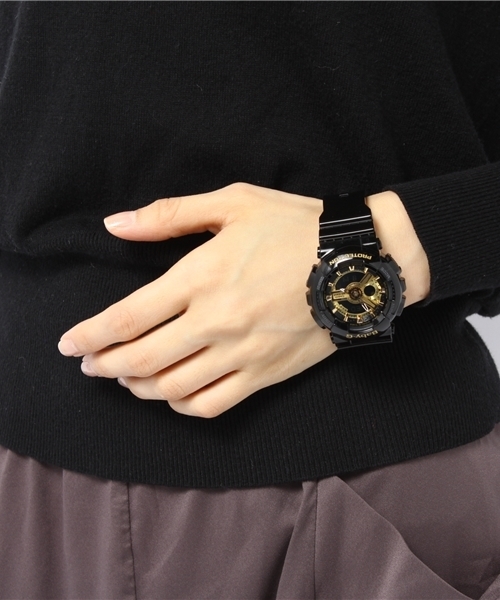 G-SHOCK（ジーショック）の「Baby-G BA-110,111 Series　【WOMEN】（アナログ腕時計・レディース・シルバー/ブラック×ゴールド・FREE）」の3枚目の写真