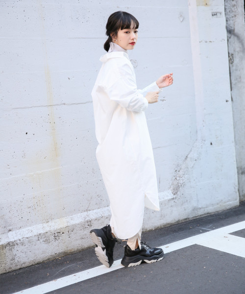 LOWRYS FARM（ローリーズファーム）の「ロングシャツワンピース 818268