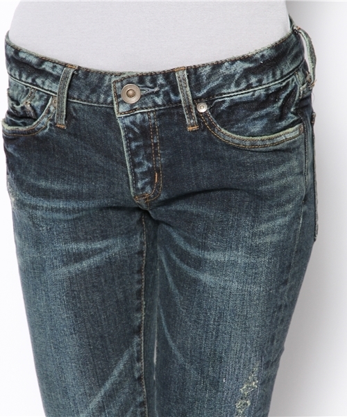 goa（ゴア）の「10ozデニムスキニーパンツ（デニムパンツ・レディース・ブラック/インディゴブルー・SMALL/MEDIUM）」の5枚目の写真