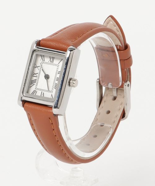 Port（ポート）の「スクエア フェイスウォッチ / 腕時計_（アナログ腕時計・レディース・キャメル/イエロー系その他/ブラウン/ブラウン系その他/ブラック/ブラック系その他・FREE）」の6枚目の写真