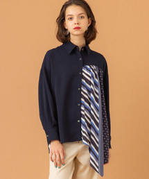 UNITED TOKYO | スカーフパターンヘムブラウス(シャツ/ブラウス)