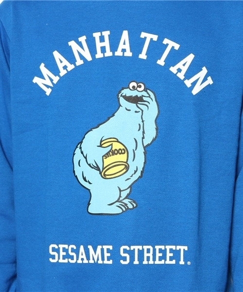 WEGO（ウィゴー）の「WEGO/SESAME STREETスウェット（スウェット・メンズ・ホワイト/ブルー・MEDIUM/LARGE）」の8枚目の写真