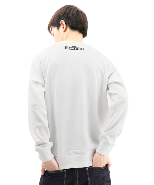 WEGO（ウィゴー）の「WEGO/SESAME STREETスウェット（スウェット・メンズ・ホワイト/ブルー・MEDIUM/LARGE）」の7枚目の写真