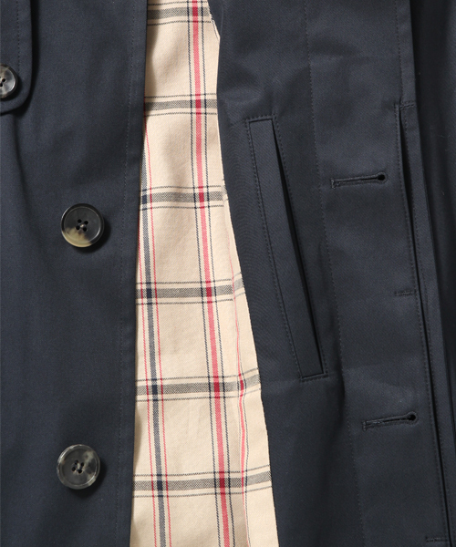 International Gallery BEAMS（インターナショナルギャラリービームス）の「□Grenfell / PIMLICO （トレンチコート・メンズ・ネイビー/ベージュ・40/36/38）」の14枚目の写真
