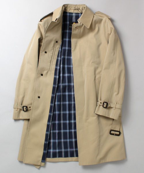 International Gallery BEAMS（インターナショナルギャラリービームス）の「□Grenfell / PIMLICO （トレンチコート・メンズ・ネイビー/ベージュ・40/36/38）」の7枚目の写真