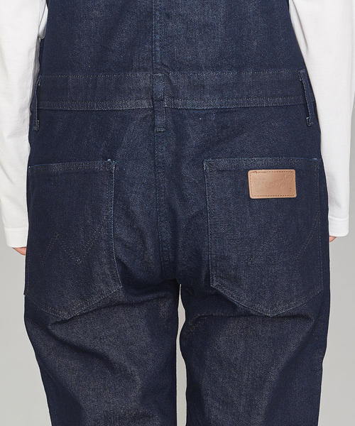 Wrangler（ラングラー）の「＜Wrangler＞フレアデニムオーバーオール