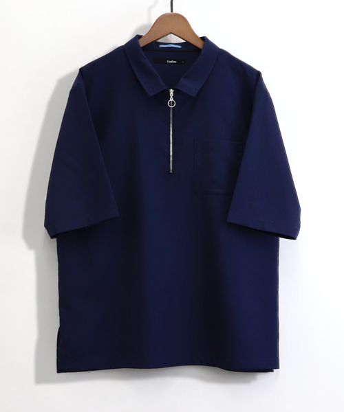 Confirm（コンファーム）の「Confirm / コンファーム ハーフジップシャツ（シャツ/ブラウス・メンズ・ネイビー/ブラック/ベージュ・M/L）」の3枚目の写真