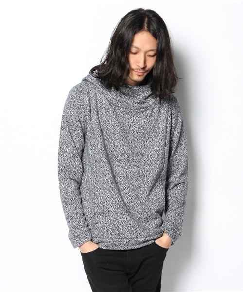 Lui's(ルイス)の「Lui's ドレープパーカー(NEW)(パーカー・メンズ・ネイビー/ブラック/グレー・MEDIUM/SMALL)」の1枚目の写真