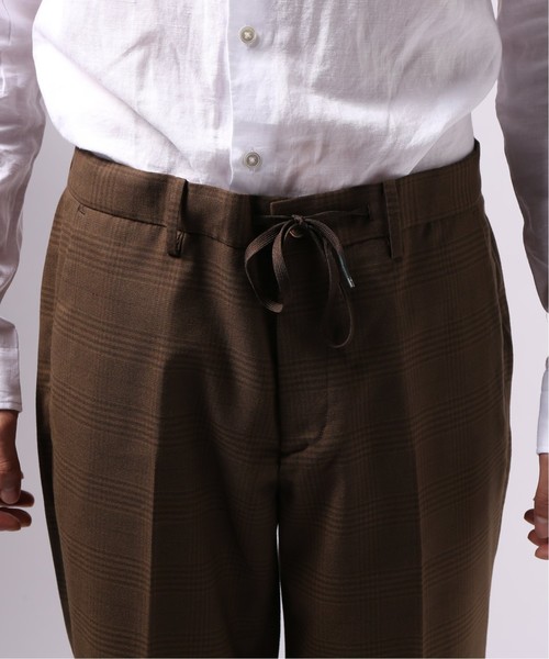 EDIFICE（エディフィス）の「TRチェック イージー テーパード パンツ（その他パンツ・メンズ・ブラウン/ネイビー/チャコールグレー・LARGE/MEDIUM/SMALL）」の21枚目の写真