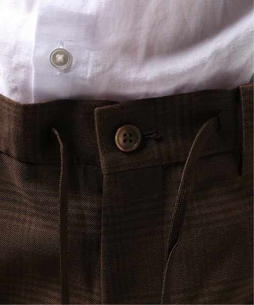 EDIFICE（エディフィス）の「TRチェック イージー テーパード パンツ（その他パンツ・メンズ・ブラウン/ネイビー/チャコールグレー・LARGE/MEDIUM/SMALL）」の12枚目の写真