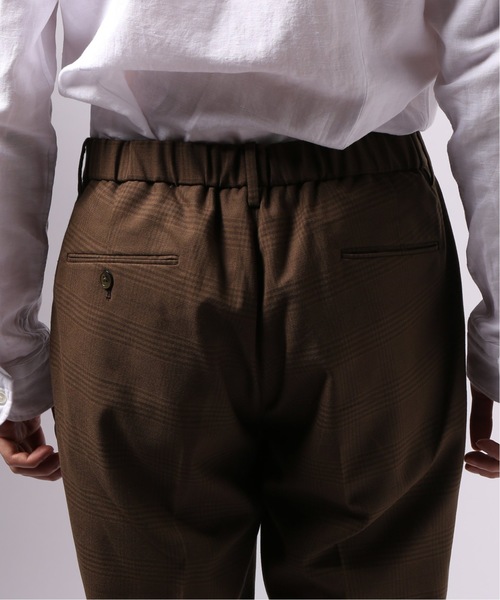 EDIFICE（エディフィス）の「TRチェック イージー テーパード パンツ（その他パンツ・メンズ・ブラウン/ネイビー/チャコールグレー・LARGE/MEDIUM/SMALL）」の5枚目の写真