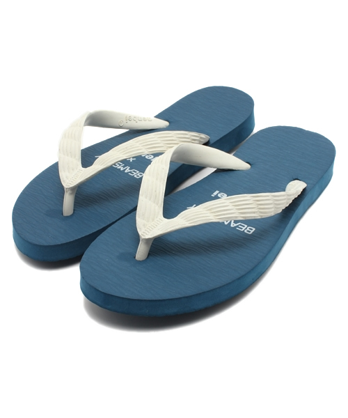 BEAMS BOY（ビームスボーイ）の「○genbei×BEAMS BOY / 2トーン ビーチサンダル（サンダル・レディース・ホワイト/ブラック/ピンク/イエロー/サックスブルー/ネイビー・23/24）」の4枚目の写真