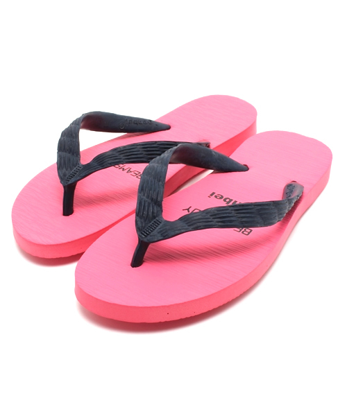 BEAMS BOY（ビームスボーイ）の「○genbei×BEAMS BOY / 2トーン ビーチサンダル（サンダル・レディース・ホワイト/ブラック/ピンク/イエロー/サックスブルー/ネイビー・23/24）」の6枚目の写真