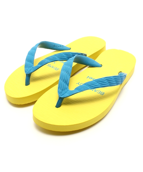 BEAMS BOY（ビームスボーイ）の「○genbei×BEAMS BOY / 2トーン ビーチサンダル（サンダル・レディース・ホワイト/ブラック/ピンク/イエロー/サックスブルー/ネイビー・23/24）」の5枚目の写真