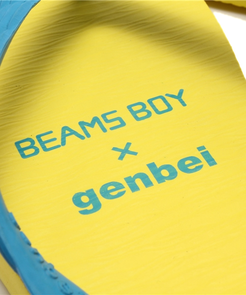 BEAMS BOY（ビームスボーイ）の「○genbei×BEAMS BOY / 2トーン ビーチサンダル（サンダル・レディース・ホワイト/ブラック/ピンク/イエロー/サックスブルー/ネイビー・23/24）」の12枚目の写真